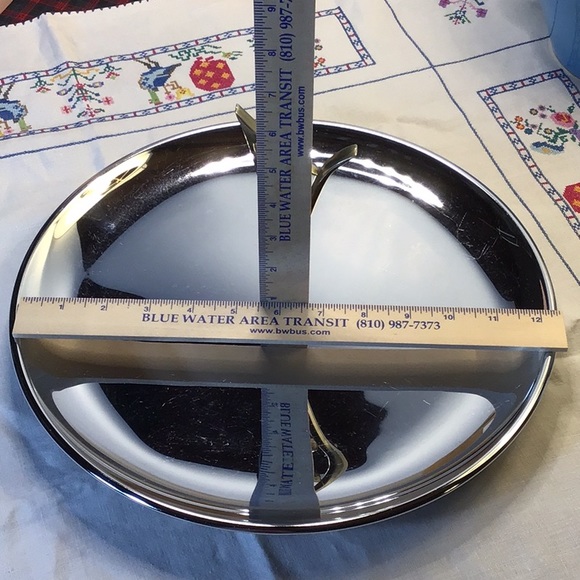 Mid-Century KROMEX SERVING TRAY✨ATOMIC SPACE HANDEL 12” WIDE - Picture 5 of 6